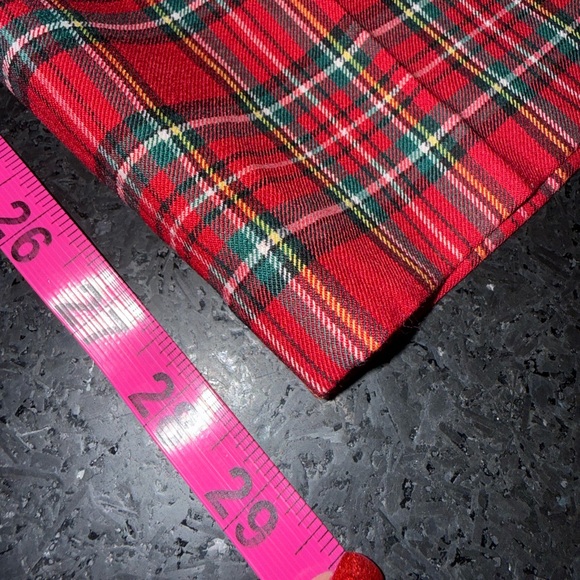 NEW TALBOTS TAPERED ANKLE WOOL BLEND PANTS APPLE CIDER PLAID TARTAN PLAID SZ 6 - Picture 12 of 13